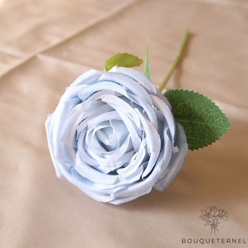 Rose Artificielle Bleue Bleue