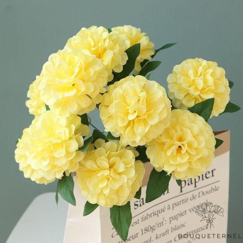 Fleurs de Toussaint Chrysanthème Jaune
