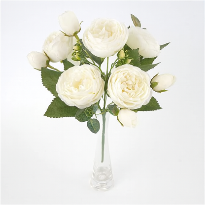 Pivoine Blanche Artificielle