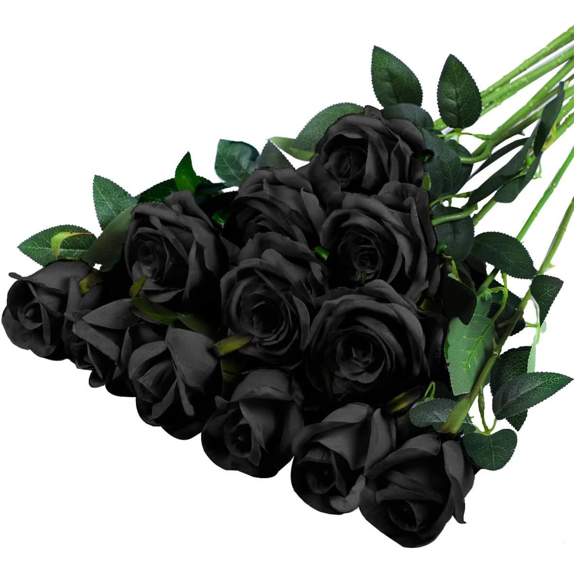 Fleurs Artificielles de Roses Noires 