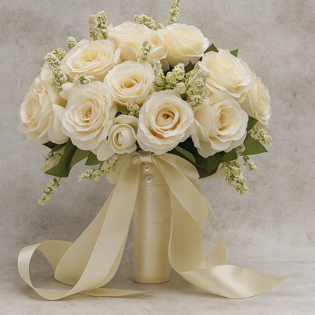 Les Fausses Fleurs pour Mariage Blanches