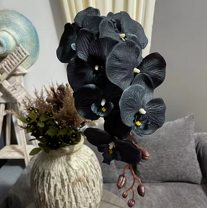 Orchidée Noire de Fleur Artificielle