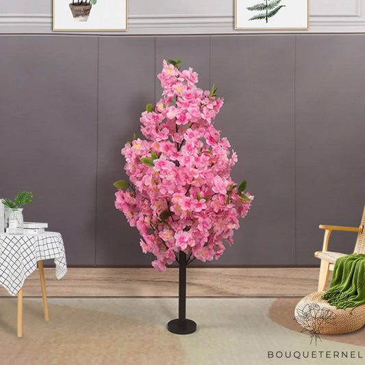 Arbre de Fleur Rose Artificielle