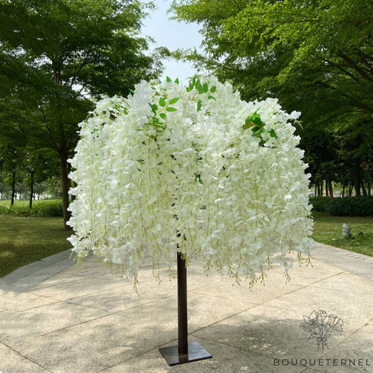 Arbre Fleuri Blanc Artificiel