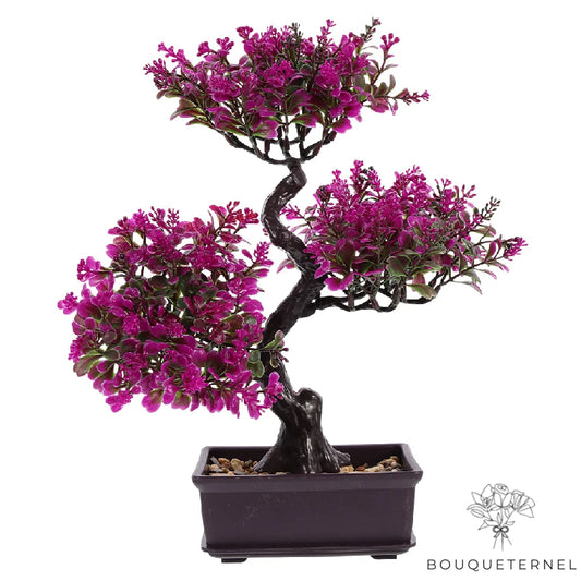Bonsaï Artificiel Grande Taille Violet Violette