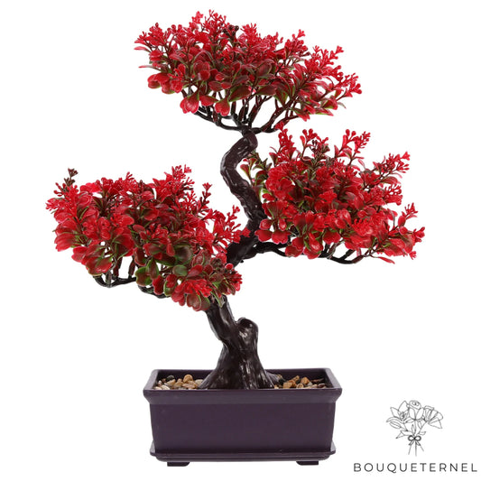 Bonsaï Artificiel Rouge