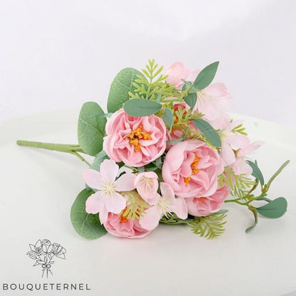 Roses Arvina Artificielles Rose Pâle