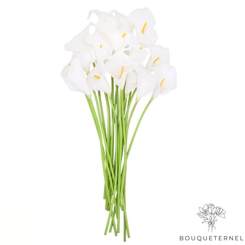 Fleurs de Lys Calla Artificielles Blanche
