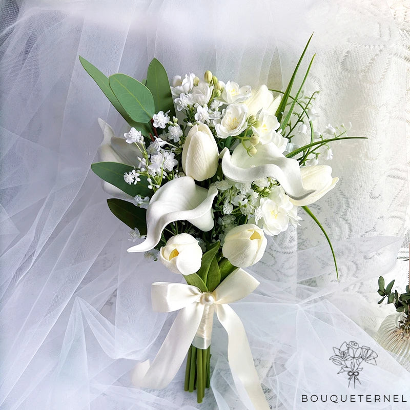 Bouquet Mariée Fleurs Artificielles