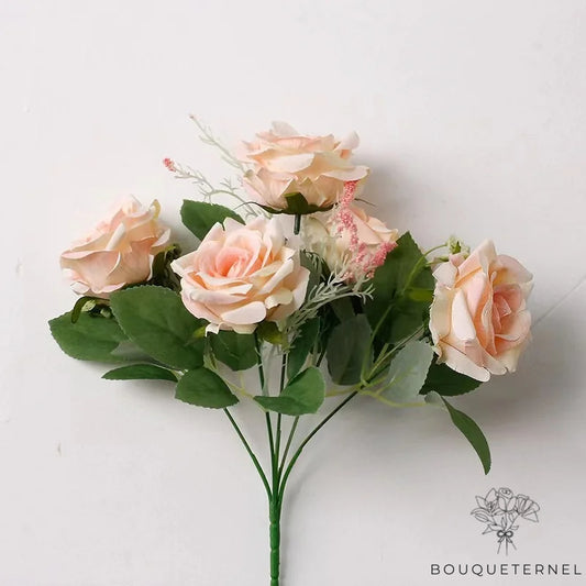 Roses Artificielles pour Vase de Cimetière