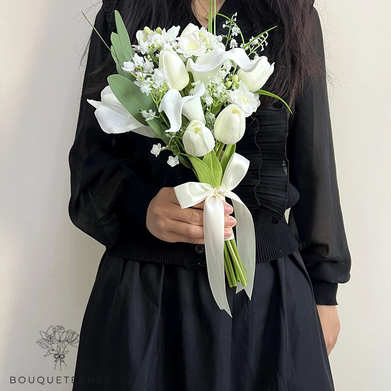 Bouquet Mariée Fleurs Artificielles