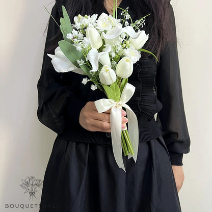 Bouquet Mariée Fleurs Artificielles