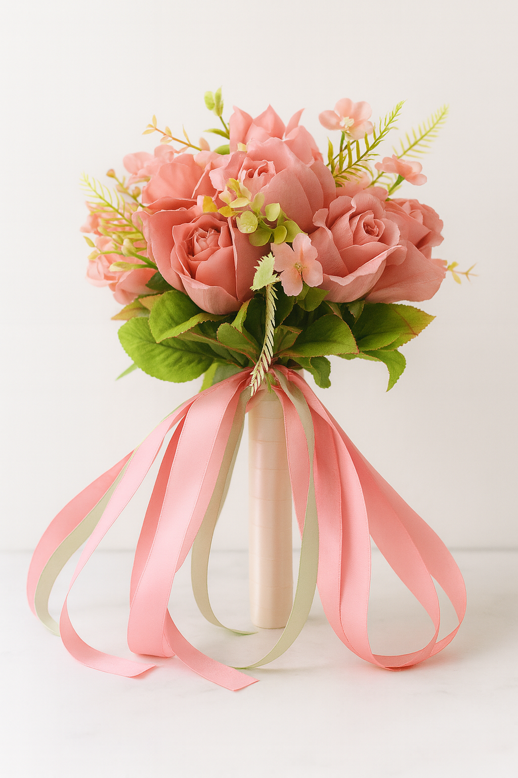 Bouquet de la Mariée Pas Cher Roses