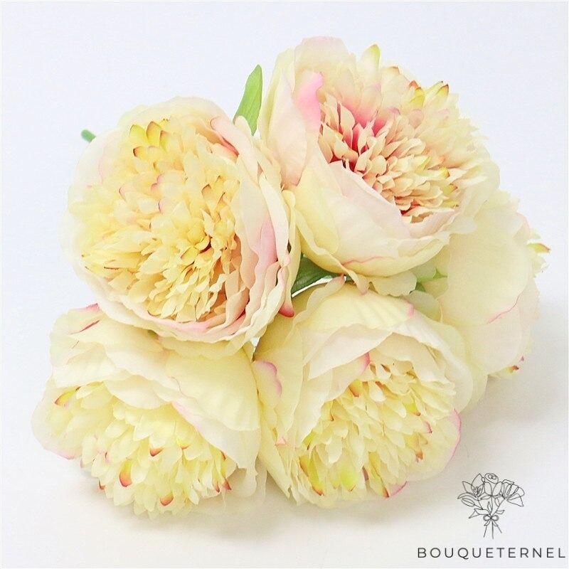 Pivoines Pallasii Artificielles Jaunes