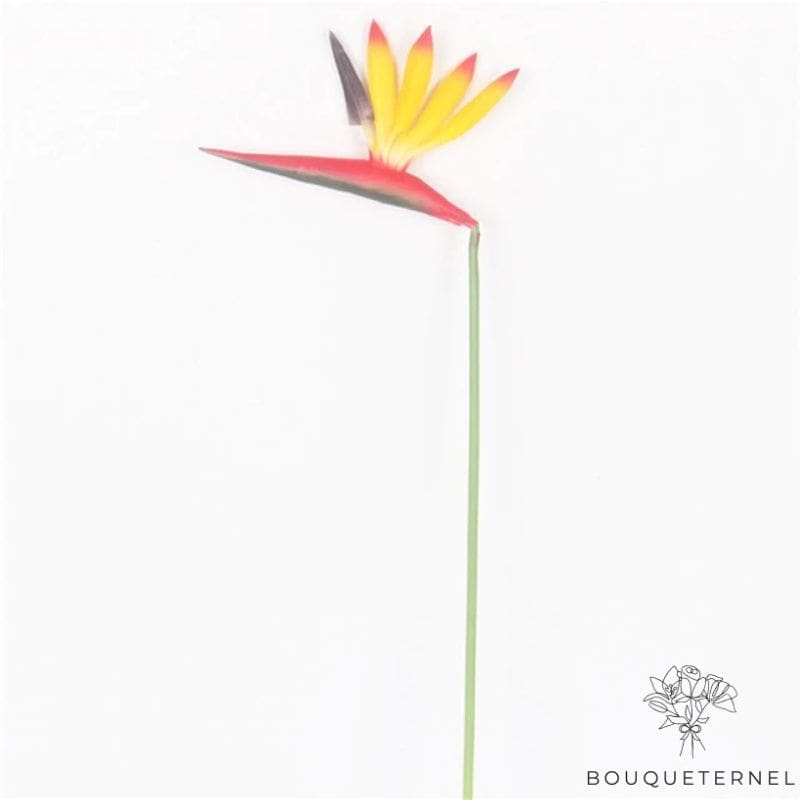Fleurs Oiseau de Paradis Reginae Artificielles Jaune | À l'unité