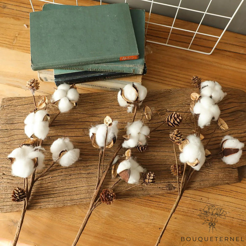 Branche Artificielle Décorative en Coton
