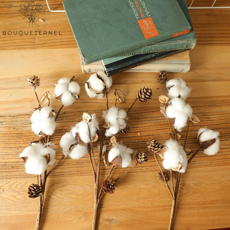 Branche Artificielle Décorative en Coton