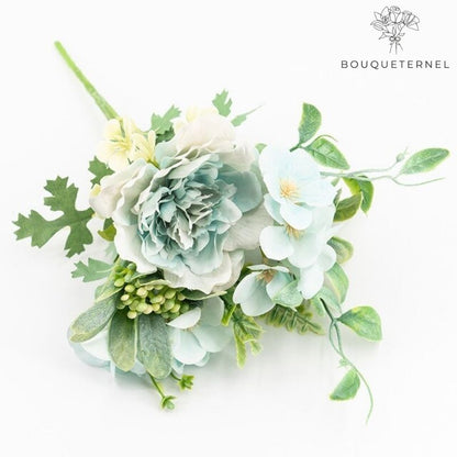 Pivoines Anemoniflora Artificielles Bleues
