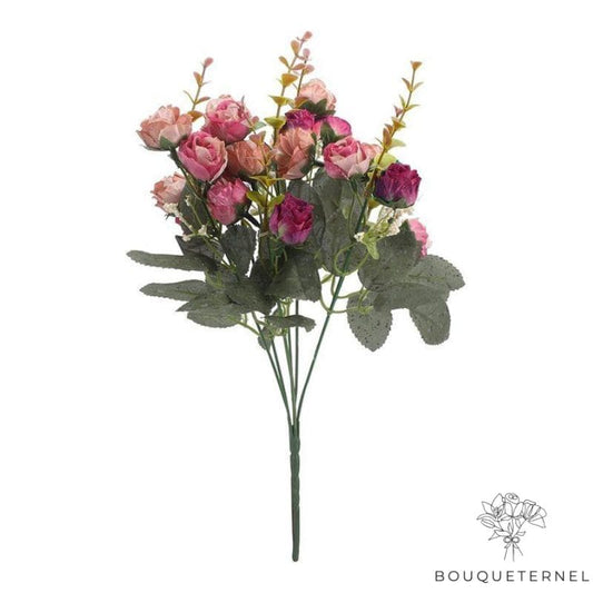 Composition de Fleurs Artificielles pour le Deuil Violette