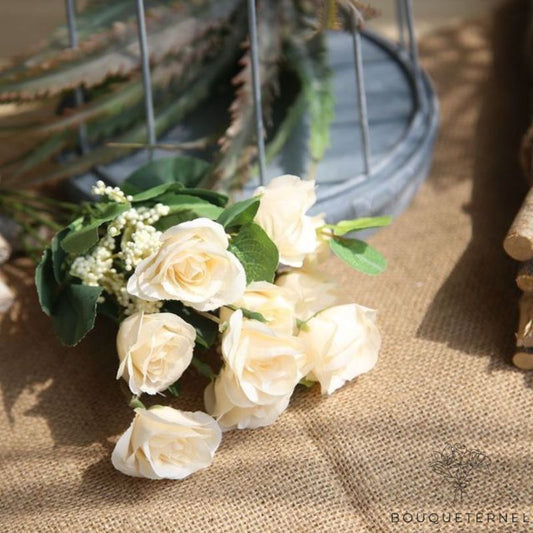 Composition Florale de Deuil pas Cher Blanche