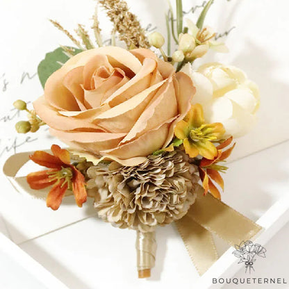 Boutonnière de Mariage Champêtre