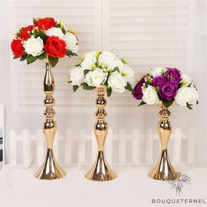 2 Branches De Pommier Artificiel Avec 7 Pommes - Décoration Center Table Rose - 84cm