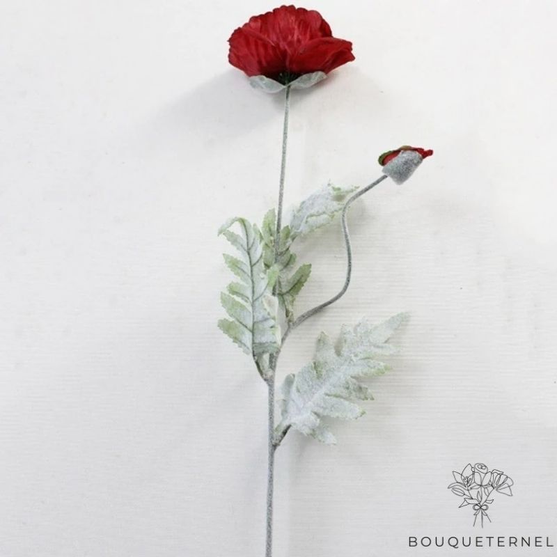 Coquelicots Capsulis Artificiels Coquelicot Rouge à l'unité