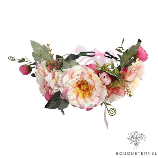 Couronne à Fleur Rose