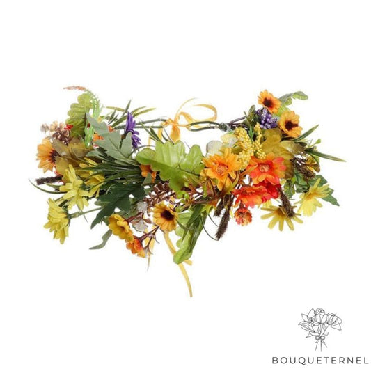 Couronne à Fleurs Orange