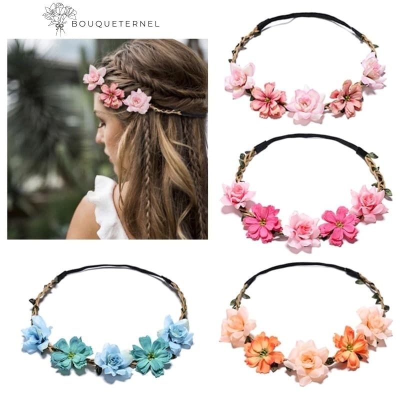 Couronne de Fleurs de Mariée