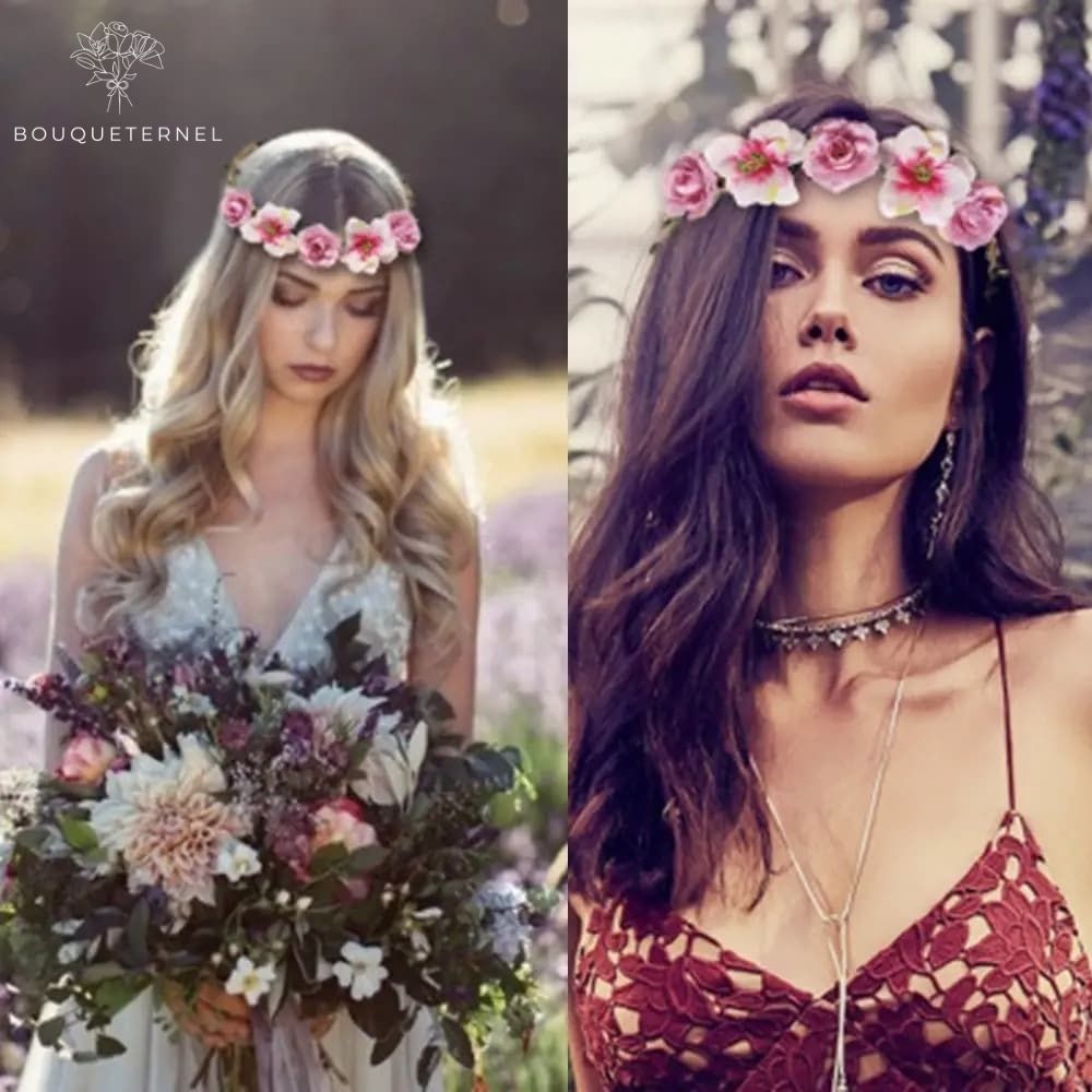 Couronne de Fleurs de Mariée