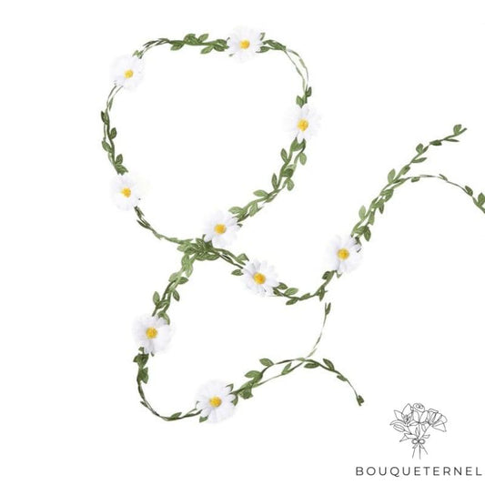Couronne de Fleurs Pas Cher Blanche