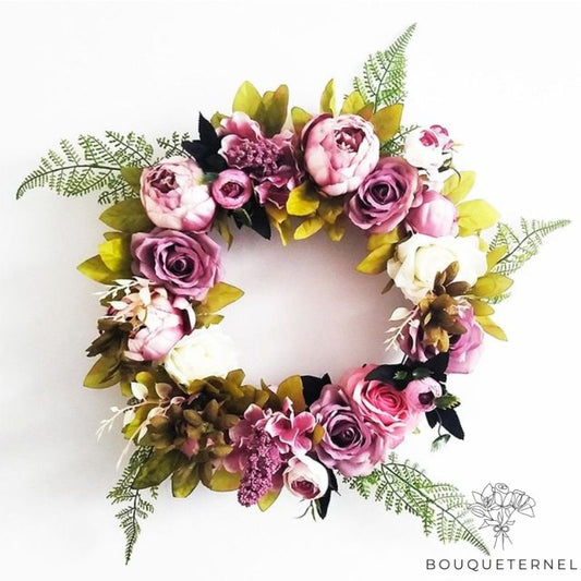 Couronne de Deuil Moderne Violette