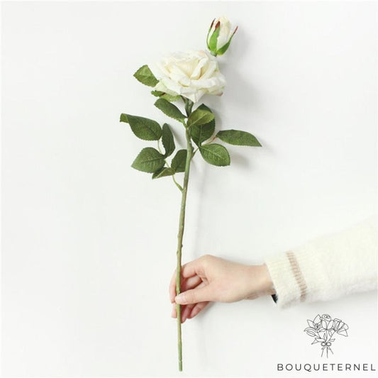 Fausse Rose Blanche Blanche