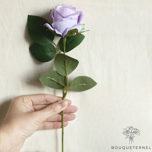 Fausse Rose en Fleur Violette