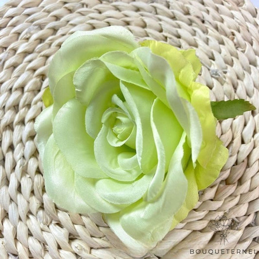 Fausse Rose Verte Verte | Lot de 10 Roses Artificielles