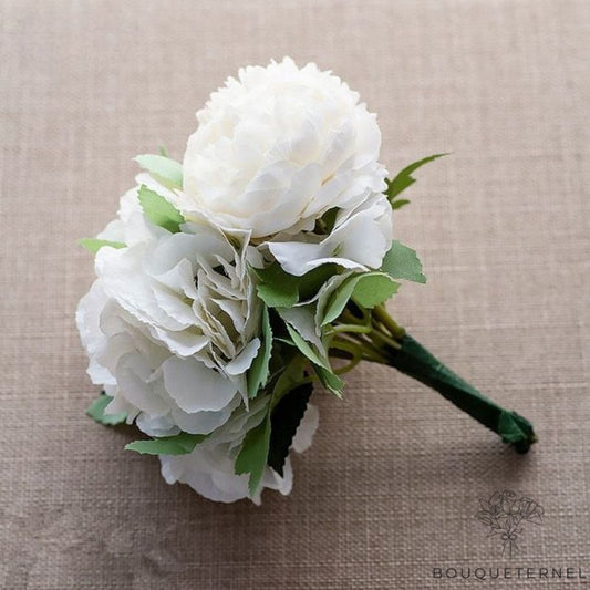 Faux Hortensia Blanc Blanche