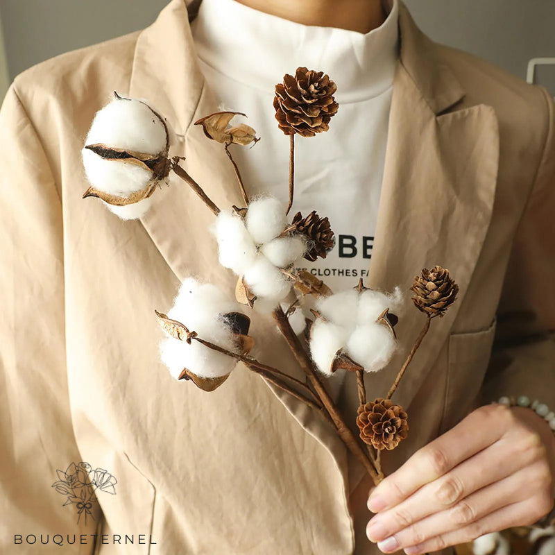 Branche Artificielle Décorative en Coton