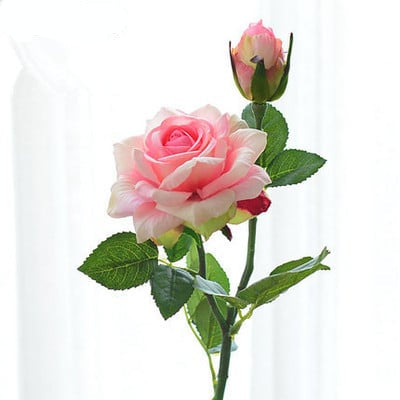 Fleur pour Pierre Tombale Rose