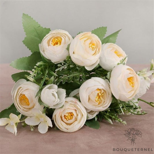 Fleurs Artificielles pour le Cimetière Blanche