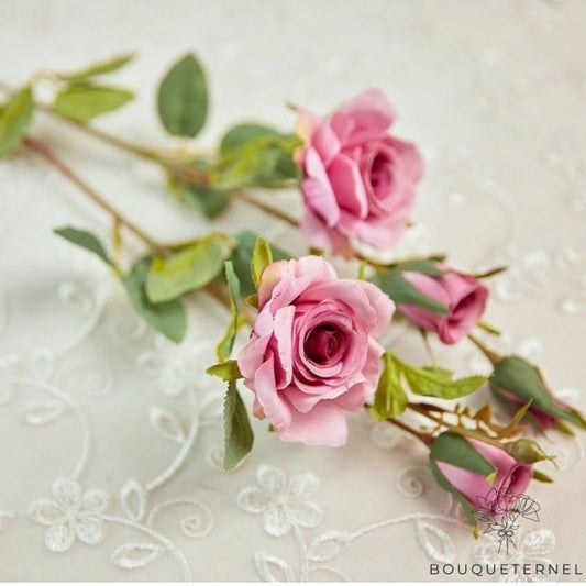 Fleurs de Cimetière Artificielles Rose
