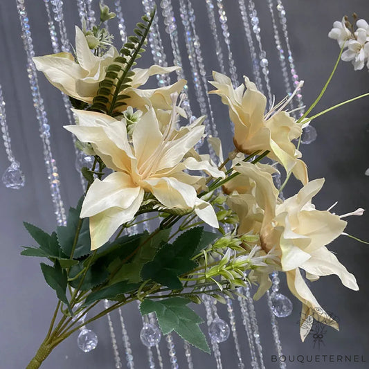 Fleurs de Lys Artificielles pour Bouquet de Cimetière
