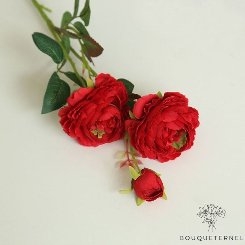 Fleurs de Toussaint Artificielles Rouge