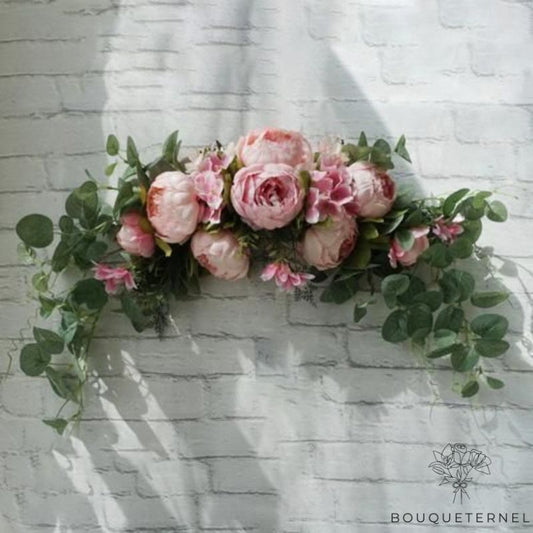 Gerbe de Fleurs de Deuil Pas Cher Rose