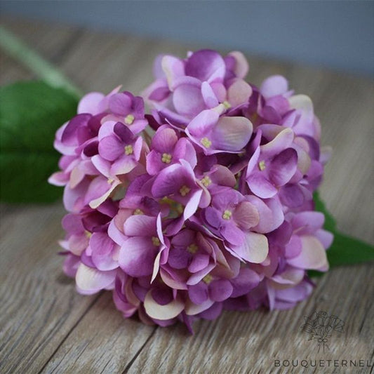 Fleur Artificielle d'Hortensia Violette