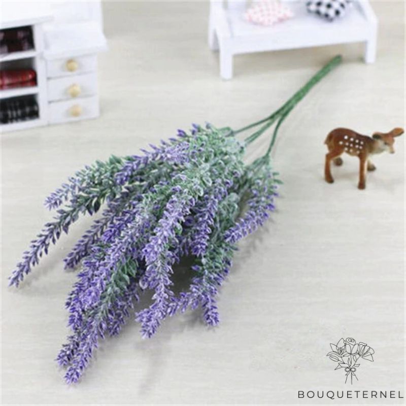 Branche Artificielle de Lavande pour Extérieur Violet