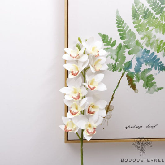 Orchidée Synthétique Blanche
