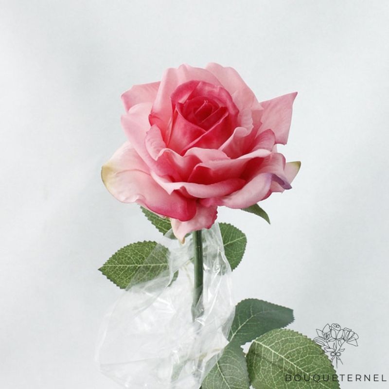 Rose Artificielle Réaliste Rose