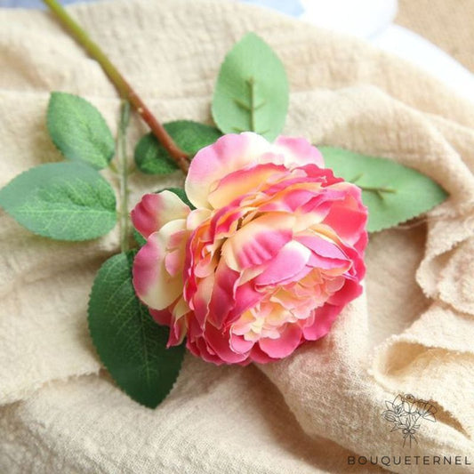 Rose de Soie Artificielle Rose