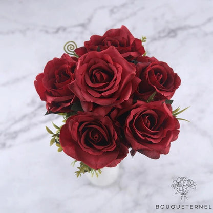 Roses Indica Artificielles Rouge